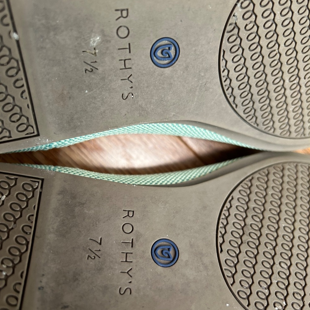 Rothy's Sage Green Knit Flats - Picture 9 of 16